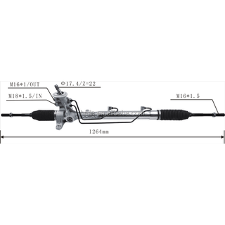 Auto Power Steering Gear Rack For Volkswagen Jetta A6 2011 2012 2013 2014 561422055C