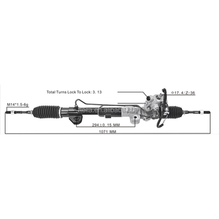 Auto Power Steering Gear Rack For Nissan Teana 2008- 49001-JN30A 49200-JN30A