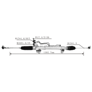 Auto Power Steering Gear Rack For Toyota Hilux 4WD 2005-2015 442000K030 44200-0K030