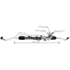 Auto Power Steering Gear Rack For Honda Civic 2006 2007 2008 2009 2010 53601SNBT02 53601-SNB-T02