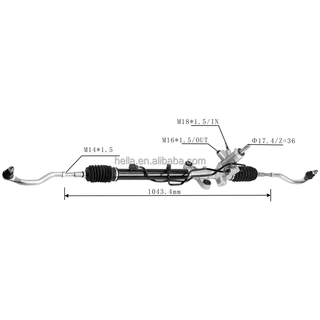 Auto Power Steering Gear Rack For Honda Civic 2006 2007 2008 2009 2010 53601SNBT02 53601-SNB-T02