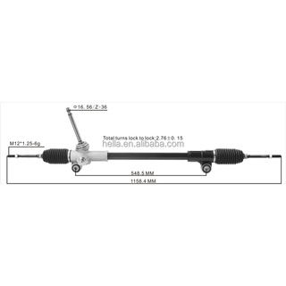 Auto Power Steering Gear Rack For Holden Barina Spark 95967285