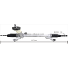 Auto Power Steering Gear Rack For Mazda 2 2007- 8V51-32-00CH D653-32-110B