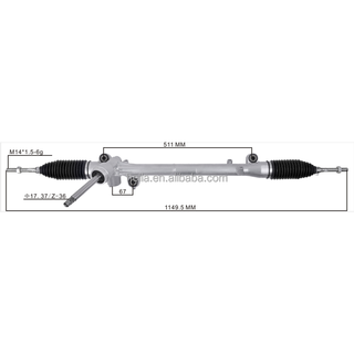 Auto Power Steering Gear Rack For Mazda 6 2016 2017 2018 GJR932110B GJR932110D