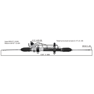 Auto Power Steering Gear Rack For Nissan Sentra Sunny B13 1991-1994 49001Q5601 49001F4200 49001-Q5601 49001-F4200