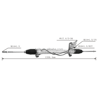 Auto Power Steering Gear Rack For Suzuki Grand Vitara 2005- 48580-65J51