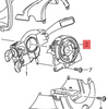 Automotive air bag hairspring For Audi A4L 8K0953568F