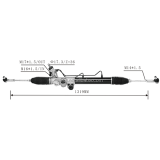 Auto Power Steering Gear Rack For Isuzu D-Max 4WD 2002- 8979435210 8-97943521-0