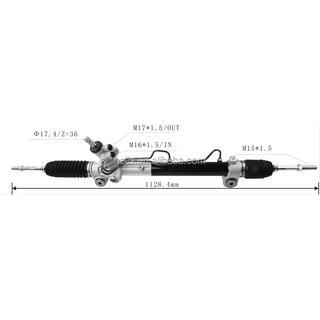 Auto Power Steering Gear Rack For Toyota Lexus ES350 2007 2008 2009 2010 2011 4425006270 4420006320