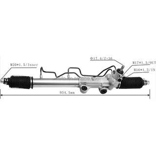 Auto Power Steering Gear Rack For Toyota 4Runner 4-Runner 1995 1996 1997 1998 1999 2000 2001 4425035042