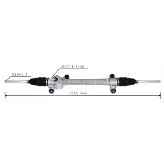 Auto Power Steering Gear Rack For Toyota Corolla 2010 2011 4551002170 4551002150 45510-02170 45510-02150