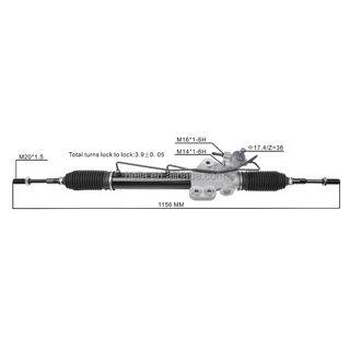 Auto Power Steering Gear Rack For Nissan Urvan E25 2001-2012 49001-VW600 49001-VZ10A