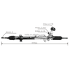 Auto Power Steering Gear Rack For Kia Forte 2.0L 2010-2013 57700-1Z000 57700-1M500