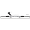 Auto Power Steering Gear Rack For Volkswagen Polo 2013 6C1423057J 6C1423057P 6C1423057R