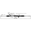 Auto Power Steering Gear Rack For Chrysler Town Country 2008-2010 5006523AC