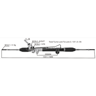 Auto Power Steering Gear Rack For Chrysler Town Country 2008-2010 5006523AC
