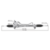 Auto Power Steering Gear Rack For Toyota Tarago 4420058010 4420058011 44200-58010 44200-58011