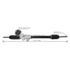 Auto Power Steering Gear Rack For Kia Picanto 2012 2013 2014 2015 565001Y500 56500-1Y500