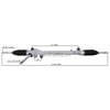 Auto Power Steering Gear Rack For Mazda 3 2014 2015 BJS8-32-110 BJS7-32-110 GHT2-32-110B