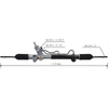 Auto Power Steering Gear Rack For Opel Meriva 2004 2005 2006 2007 2008 93383067 93398257