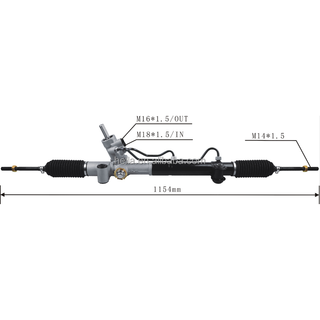 Auto Power Steering Gear Rack For Opel Meriva 2004 2005 2006 2007 2008 93383067 93398257