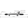 Auto Power Steering Gear Rack For Toyota Hilux 4WD 2016 2017 2018 2019 442500K680 44250-0K680