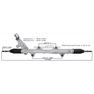 Auto Power Steering Gear Rack For VW Transporter T5 With solenoid valve 7E1422061G