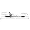 Auto Power Steering Gear Rack For VW Crossfox 2011 2012 2013 2014 2015 2016 2017 5U1422055E
