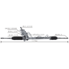 Auto Power Steering Gear Rack For Volkswagen Fox Hatchback 6Q1423062F