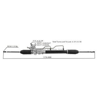 Auto Power Steering Gear Rack For Nissan Almera Pulsar Sunny N16 490015M406 49001-5M406