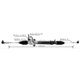 Auto Power Steering Gear Rack For Mitsubishi Triton 2WD 2005- MR333503