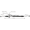 Auto Power Steering Gear Rack For Honda Accord 2003- 53601SDAQ03 53601-SDA-Q03
