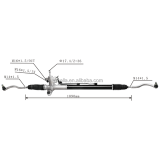 Auto Power Steering Gear Rack For Honda Accord 2003- 53601SDAQ03 53601-SDA-Q03