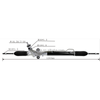Auto Power Steering Gear Rack For Dodge H-100 Van iMax 2010 2012 2013 2014 57700-4H100