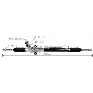 Auto Power Steering Gear Rack For Dodge H-100 Van iMax 2010 2012 2013 2014 57700-4H100