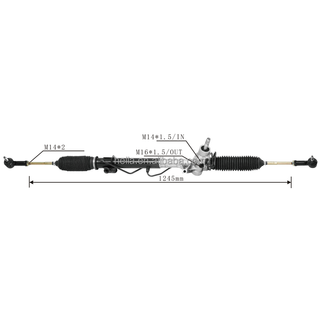 Auto Power Steering Gear Rack For Volvo S70 940 970 34010442B