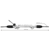 Auto Power Steering Gear Rack For Nissan Rogue 2014 2015 2016 480014BA0A