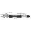 Auto Power Steering Gear Rack For Honda CR-V RD5 2002- 53601S9AG06 53601-S9A-G06