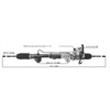 Auto Power Steering Gear Rack For Nissan Maxima 49001JN30A 49200JN30A