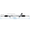 Auto Power Steering Gear Rack For Volkswagen Amarok 2011 2012 2013 2014 2015 2H2422055B