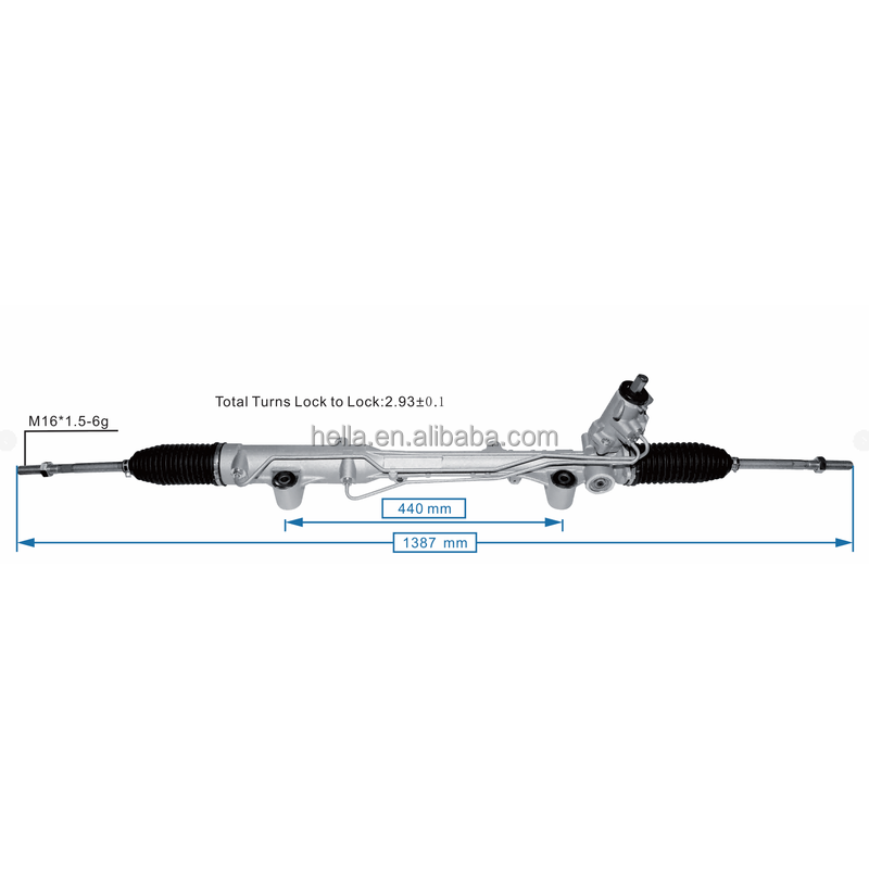 Auto Power Steering Gear Rack For Volkswagen Amarok 2011 2012 2013 2014 2015 2H2422055B