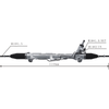 Auto Power Steering Gear Rack For Ford Ranger 2011 UC2B32110 AB313504BG UC2B32110E