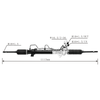 Auto Power Steering Gear Rack For Kia Sportage 577000Z800 577002E800