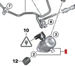 Automobile high pressure oil pump For Benz X6 13517595339