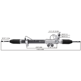 Auto Power Steering Gear Rack For Mercedes-Benz X-Class 490014KH0A