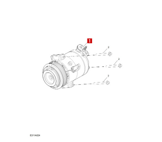 Automobile air conditioning compressor For Roewe RX5 10234120