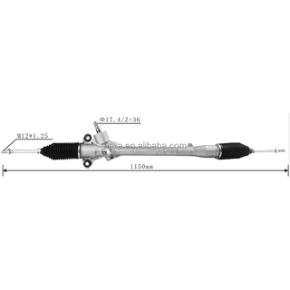 Auto Power Steering Gear Rack For Toyota Veloz 45510BZ120 45510BZ160