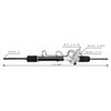 Auto Power Steering Gear Rack For Toyota Rav4 2000-2003 4420042120 4420042110 44200-42120 44200-42110