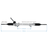 Auto Power Steering Gear Rack For Nissan X-Trail 2001- 490018H92B 490018H900 49001-8H92B 49001-8H900