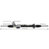 Auto Power Steering Gear Rack For Infiniti FX35 S50 2003- 49001CG101 49001-CG101